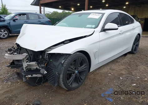 2017 BMW 430I Gran Coupe из США, поврежденный, VIN WBA4F7C5XHG787510